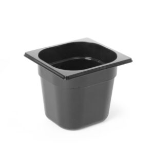 Bac Gastronorm 1/6 100 mm polycarbonate noir