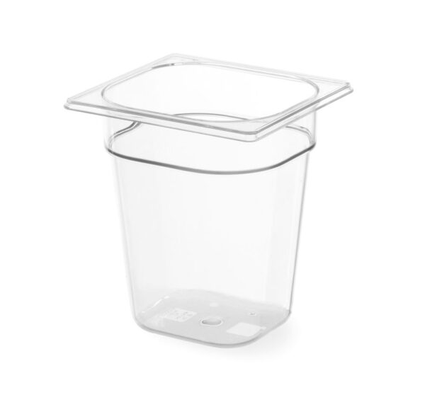 Bac Gastronorm 1/6 200 mm polycarbonate transparent