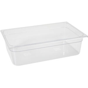 Bac. Gastronorm 2/1 polycarbonate transparent
