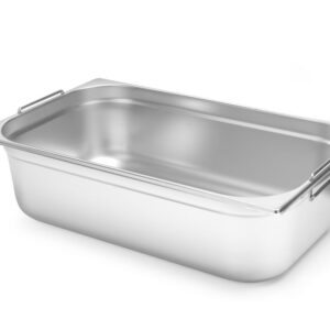 Bac gastronorme 1/1 200 mm Inox avec poignées Budget Line