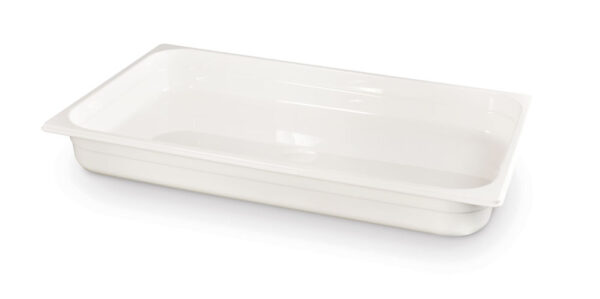 Bac gastronorme 1/1 65 mm PC blanc