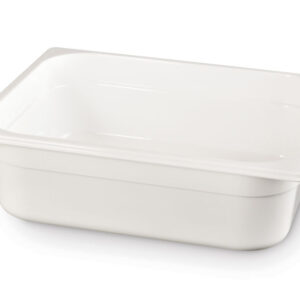 Bac gastronorme 1/2 100 mm PC blanc