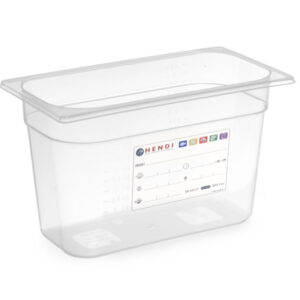 Bac Gastronorme 1/3 100 mm HACCP polypropylène