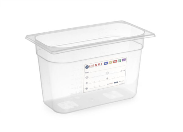 Bac Gastronorme 1/3 100 mm HACCP polypropylène