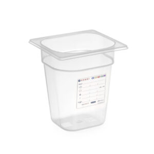 Bac Gastronorme 1/6 150 mm HACCP polypropylène