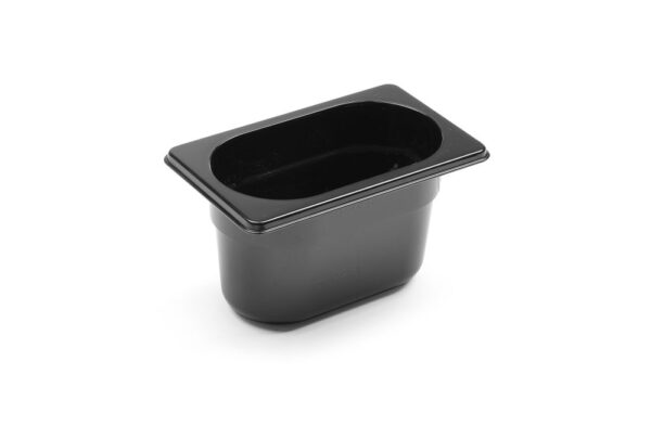 Bac gastronorme 1/9 100 mm PC noir