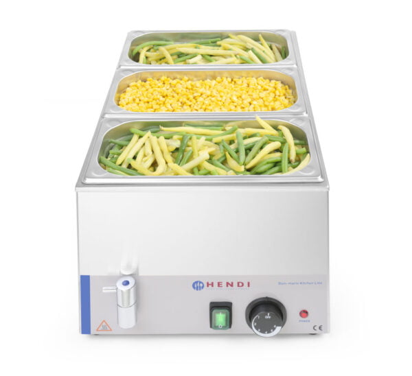 Bain-marie Kitchen Line avec robinet de vidange – Image 3