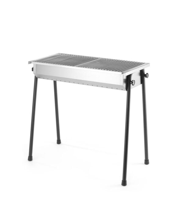 Barbecue à charbon de bois Patio inox 770x380x760 mm – Image 2