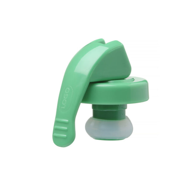 Bouchon de bouteille hermétique vert rouge blanc – Image 3