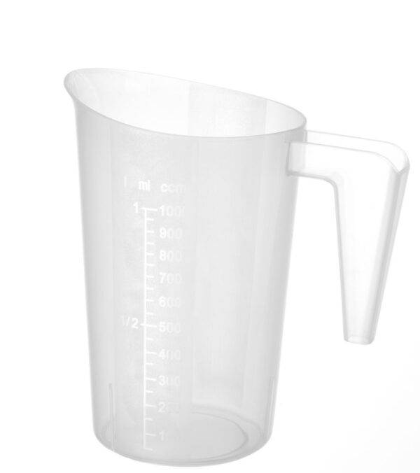 Broc mesureur empilable 1 l 124x170 mm PP – Image 3