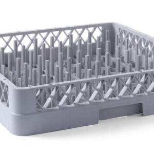 Casier de lavage assiettes PP 490x490x100 mm