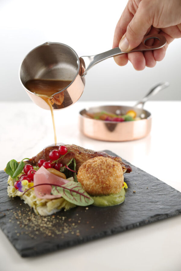 Casserole miniature avec bec verseur 3 ply 85x50mm – Image 2