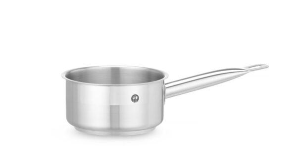 Casserole s/couvercl 16x7,5 cm 1,5 ltr inox fond sandwich – Image 2