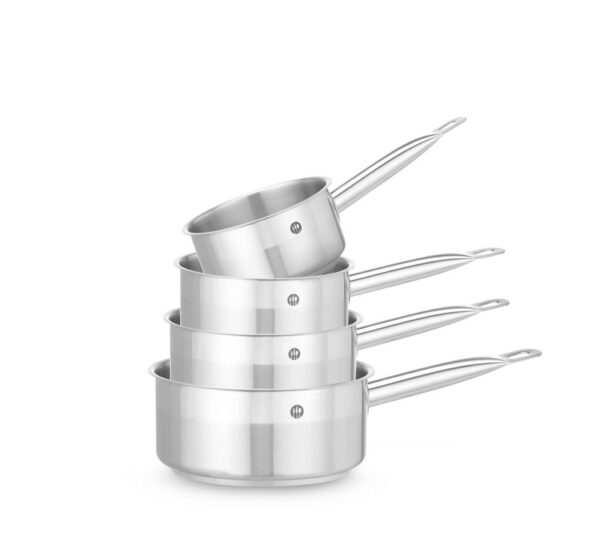 Casserole s/couvercle 20x9 cm 3,0 ltr inox fond sandwich – Image 3
