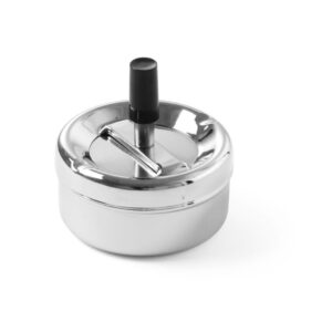 Cendrier avec bouton poussoir Chromé 90x45 mm