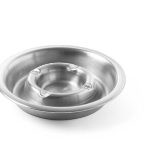 Cendrier avec rebord inox 160x30 mm