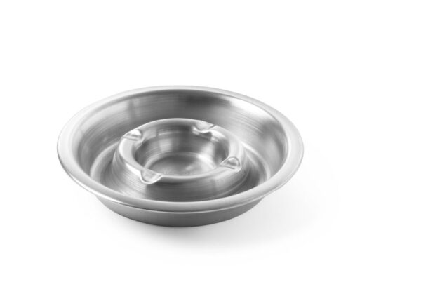 Cendrier avec rebord inox 160x30 mm