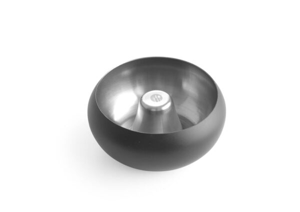Cendrier de terrasse noir 100 mm – Image 2