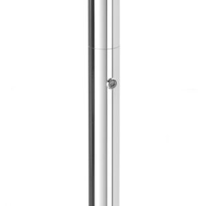 Cendrier sur pied inox 170x920 mm