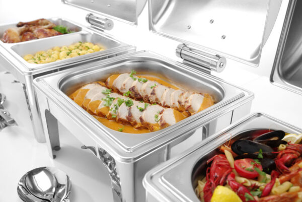 Chafing dish finition poli mirroir GN 1/2 – Image 2