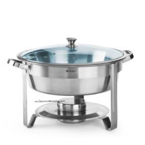 Chafing dish inox 18/10 rond "Economic" 4,0 ltr