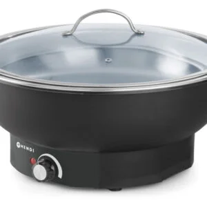 Chafing dish électrique TESINO couvercle verre 6,8 ltr 500 W