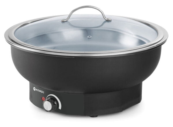Chafing dish électrique TESINO couvercle verre 6,8 ltr 500 W