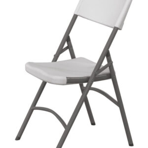 Chaise traiteur pliable gris clair