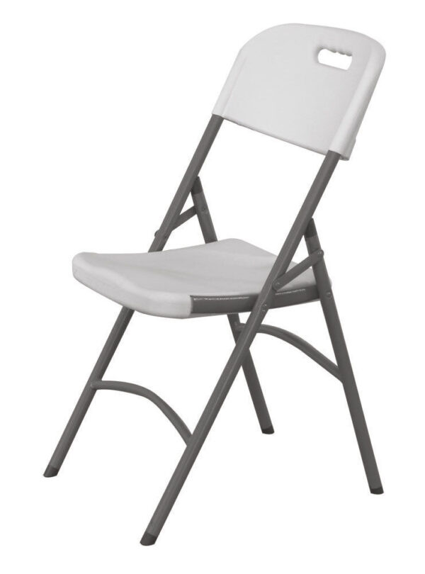 Chaise traiteur pliable gris clair