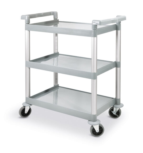 Chariot de service PP 3 étagères 800x410x950 mm