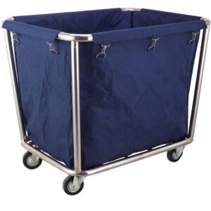 Chariot à linge inox 900x650x850 mm