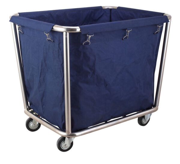 Chariot à linge inox 900x650x850 mm