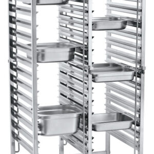 Chariot porte-plateaux double 30x GN 1/1 740x550x1730 mm