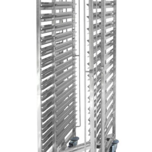 Chariot porte-plateaux inox 15x GN 1/1 740x570x1700mm