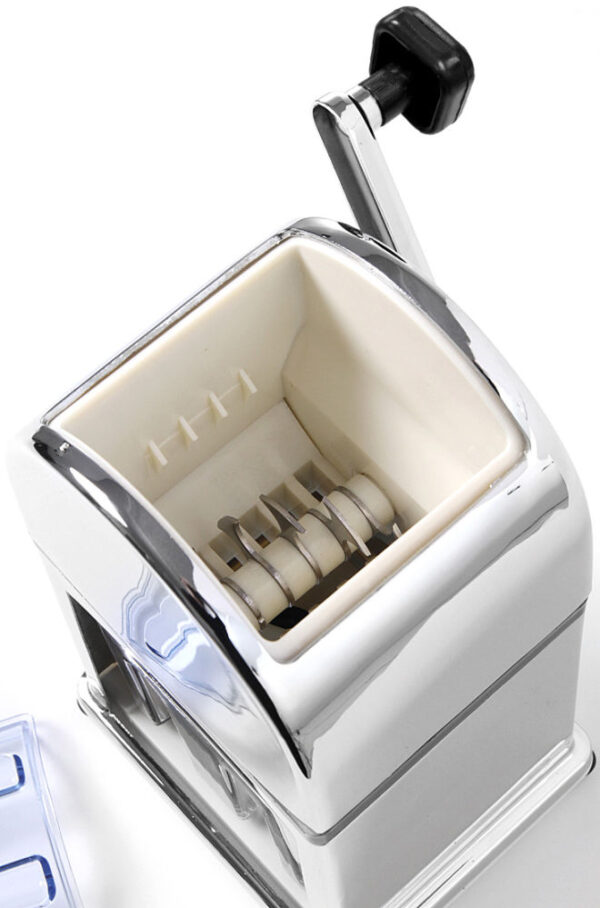 Concasseur à glaçons chromé avec des couteaux inox – Image 2