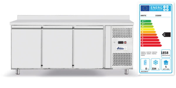 Congélateur comptoir 3 portes 420 l Profi Line – Image 2