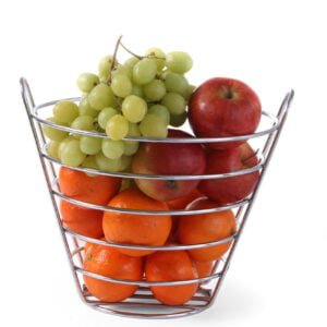 Corbeille à fruites 215x205 mm chromé