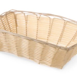 Corbeille à pain regtangulaire poly-rotin 225x150x65 mm