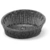 Corbeille à pain rond 300x60/120 mm noir PP – Image 3