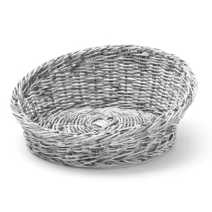 Corbeille à pain rond 370x60/120 mm noir PP