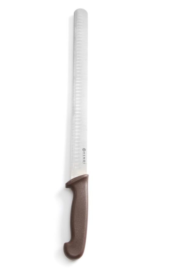 Couteau à jambon/shoarma brun 350 mm