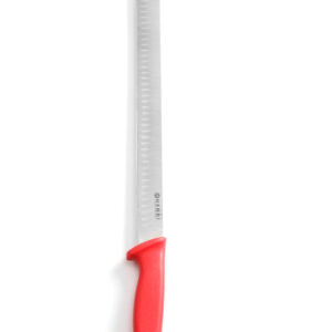 Couteau à jambon/shoarma rouge 350 mm