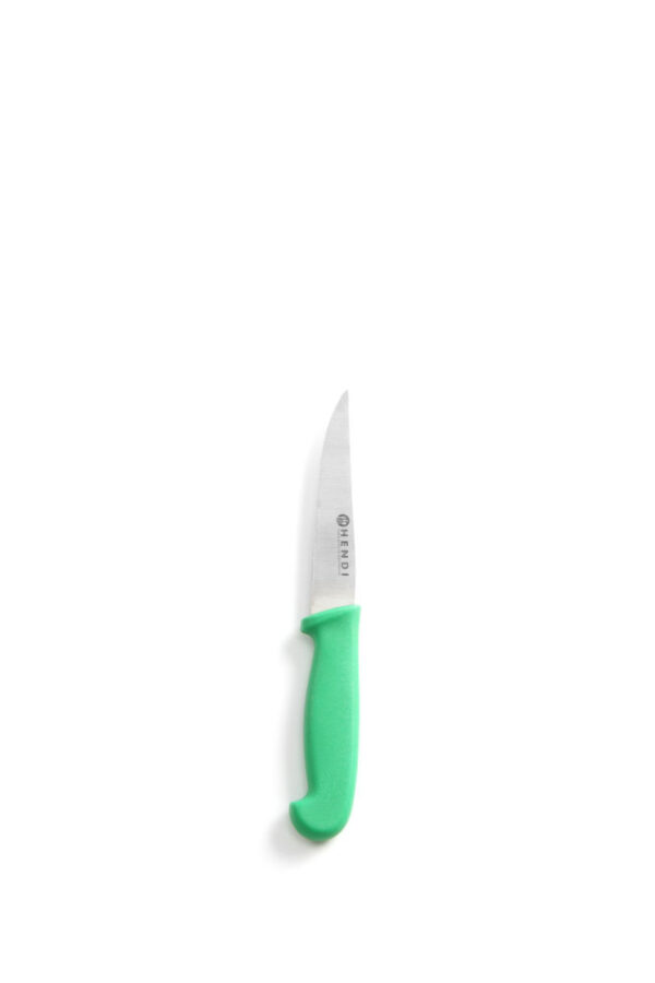 Couteau à légumes dentelé vert 100 mm – Image 2