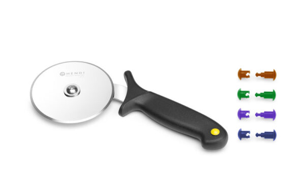 Couteau à pizza inox manche PP 100x230 mm