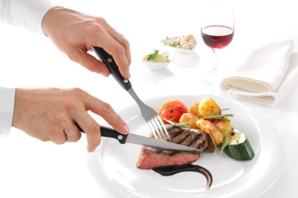 Couteau à steak 215 mm inox manche en ABS – Image 2