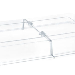 Couvercle de présentation GN 1/1 76 mm escamotable PC