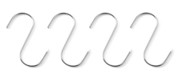 Crochets de boucherie 130x5 mm inox