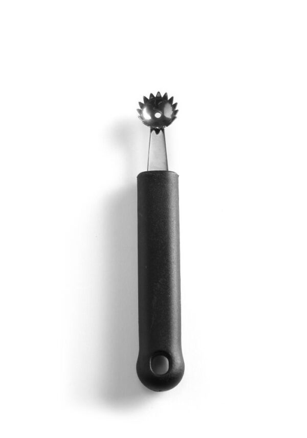 Cuillère à melon dentelée manche PP 22 mm