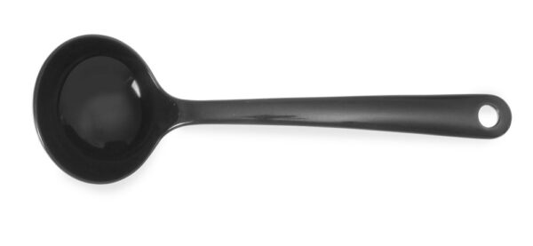Cuillère à sauce 235 mm mélamine blanc – Image 4