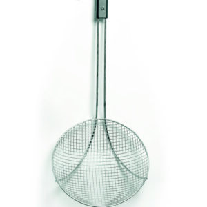Écumoire a friture inox 260 mm poignée plastique
